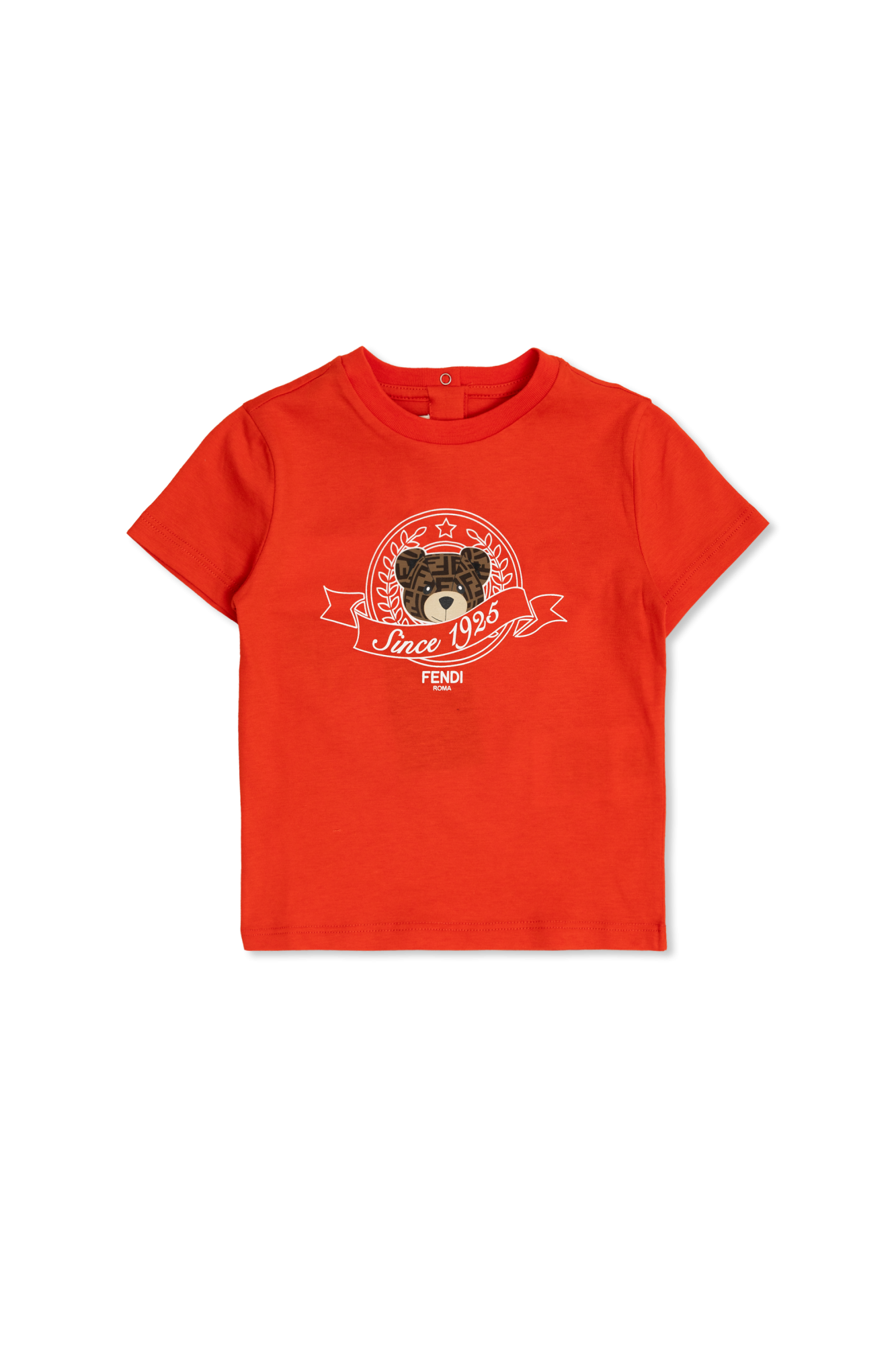 Red Printed T shirt Fendi Kids Vitkac Spain